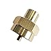 Justyaofeng 1 LB Adapter uzupełniania butelki gazowej propanu z 1/4" NPT. Akcesoria do pistoletów wątków (1 LB Połączenie do butelki do 1/4" NPT. Kobieta) Gałka kuchenna.