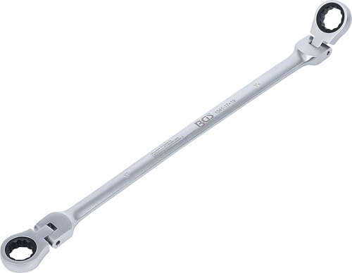 BGS 1541-17X19 | Doppel-Ratschen-Gelenkschlüssel | SW 17 x 19 mm