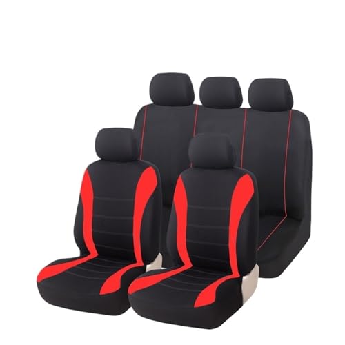 Housses siège voiture universelles Ford Mondeo 4 protections rouges