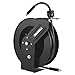 Txecpro Retractable Air Hose Reel, 3/8 IN x 65 FT Hybrid Air Hose Max 300 PSI, Air Compressor Hose Reel with 5 ft Lead in, Ceiling/Wall Mounted Air Hose Reel,Heavy Duty Air Tool