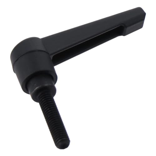 Image of 5pcs M6 x 25mm Handle Adjustable Clamping Lever Thread Push Button Ratchet Male Threaded Stud Knobs Rotating Screw Handles Quick Release Bolt