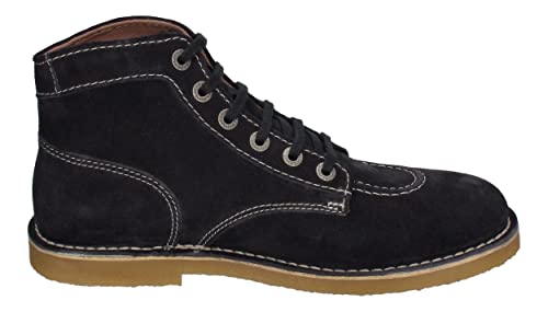 Kickers Women's Derby Lace-Up, Blue Marine Perm 10, 8.5 #TOP3