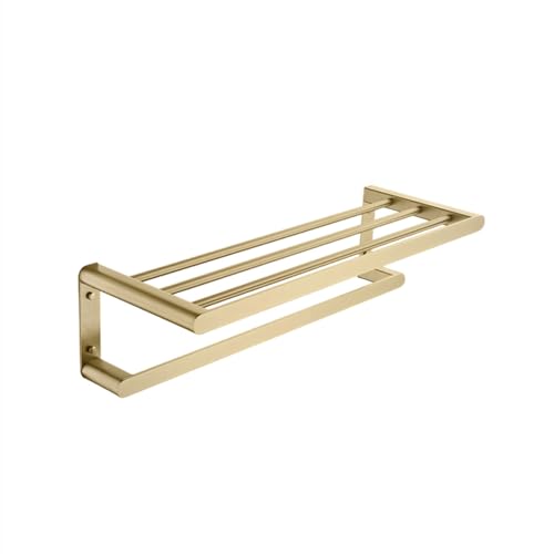 Ensemble accessoire salle de bain doré brossé chic et complet - 2
