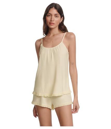 Image of Gisele TENCEL Modal Ruffle Cami & Shortie Short Set