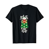 獅子舞 レトロな日本の祭り文化デザイン Tシャツ