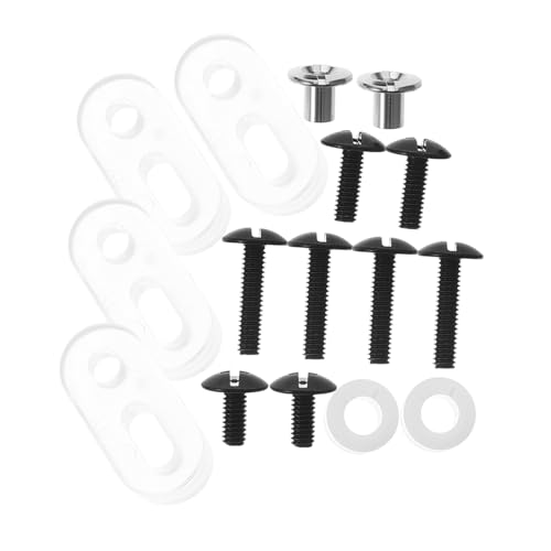 Gatuida Hockey Helmet Repair Kit 24pcs Assorted Hardware Clips Gaskets Screws Nuts for Sports Safety