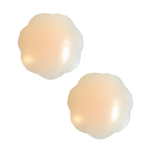 Braza Silicone Gel Petals - Reusable Nipple Covers (Beige)