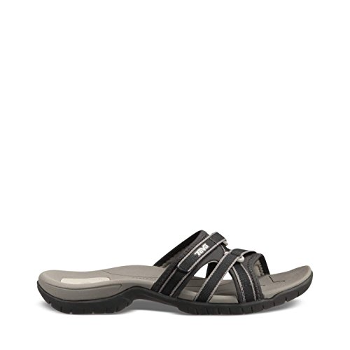 Teva Women's Tirra Slide Sandal,Black,8 M US