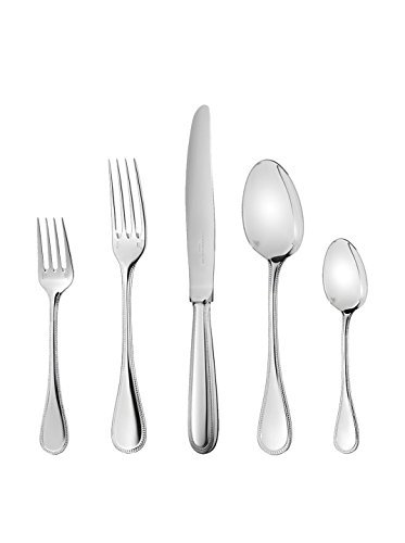 Amazon.com | Christofle Perles Place Setting, 5-Piece: Dinnerware