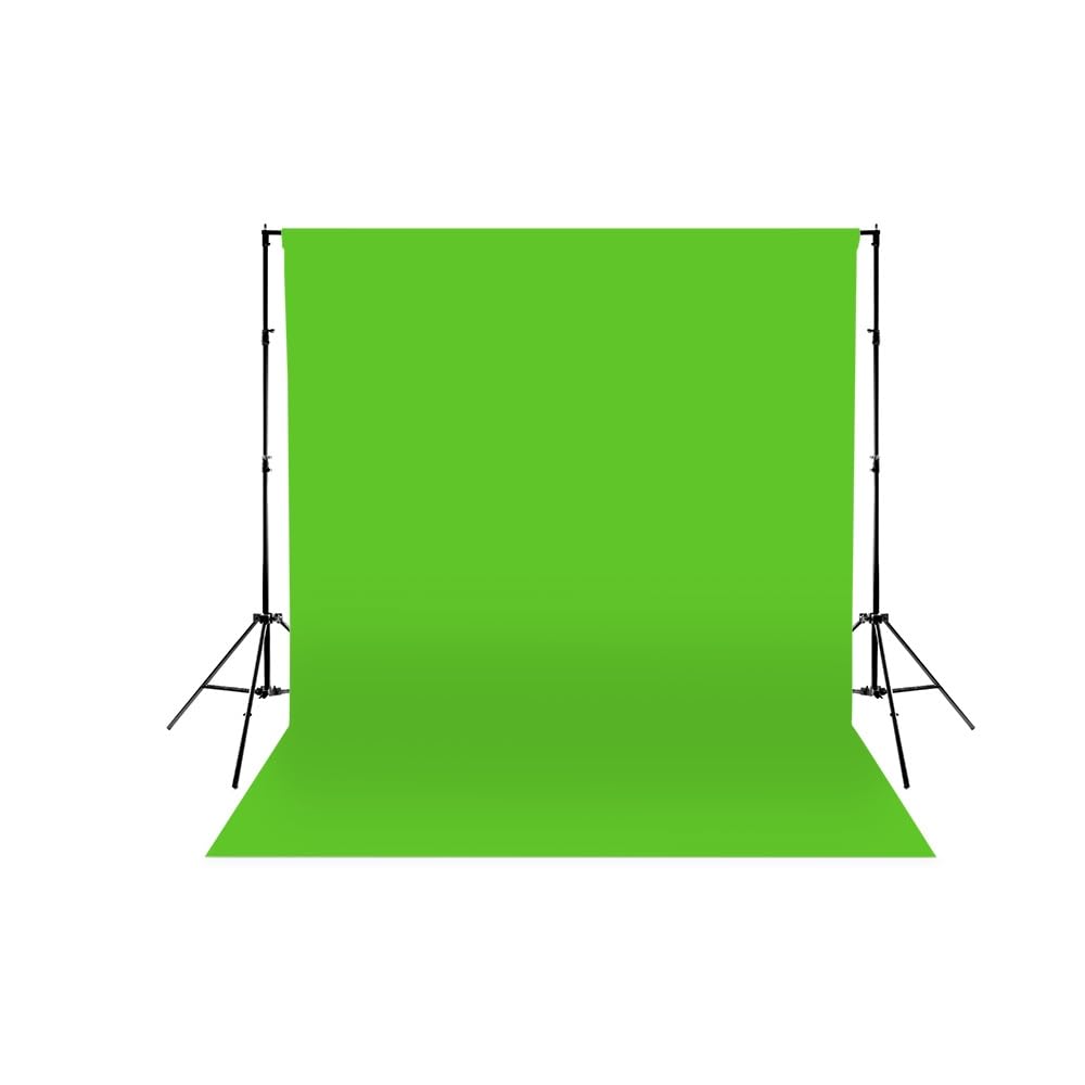 Green Screen Backdrop - 6ft(w) x 10ft(h) - Professional-Quality Vinyl, Matte- Glare Free Studio Background