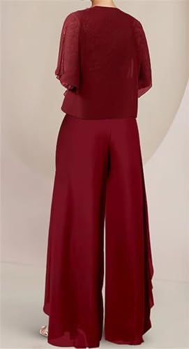 2 Pieces Mother of The Bride Pant Suits for Wedding Plus Size Wedding Guest Mother of Groom Pant Suits Formal4