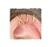 ruilinyang Minimalist 4 PCS S925 Sterling Silver Criss Cross Ear Cuff No Pierce Ear Cuff Sets Double Simple Lines Ear Cuff Fake Cartilage Earring Helix Piercing