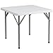 Produktbild Flash Furniture Klapptisch, 87 x 87 x 75 cm, weiß