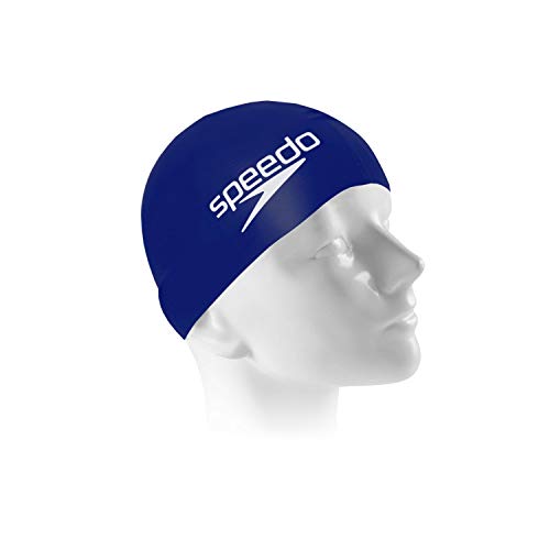 Speedo Big Cap Touca, Unissex, Azul (Marinho), Único
