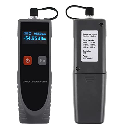 Digital Optisch Leistung Meter -70 ~ 6dBm Bereich 6 Optik Wellenlänge mit Kabeltester Funktion und FC Konverter für FC/SC/ST Schnittstelle