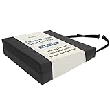 Foam Wedge Wheelchair Seat Cushion, Bariatric - High Density Foam, Stretch Nylon Cover - Back, Tailbone, Coccyx Support - Eliminates Sliding and Pressure from Sling Seat Hammocking -26'x20'x4'-2'