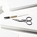 Tweezerman Brow Shaping Scissors and Brush - Stainless Steel Eyebrow Trimming Scissors for Women and Men