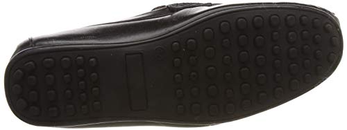 Image of HiREL'S Men's Original Genuine Leather Lightweight Anti-Skid Memory Foam Loafers