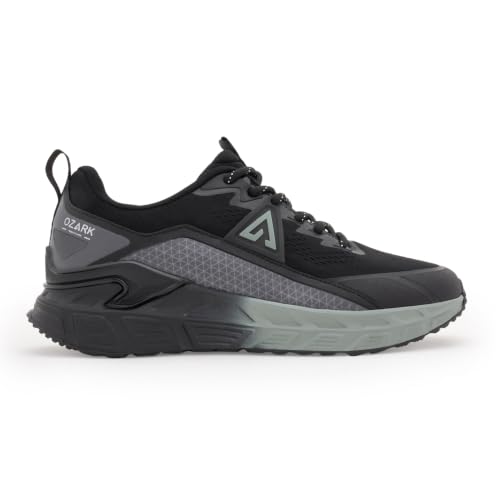 Image of Ozark Trail Running Shoes for Men in Black & Blue | Low-Cut Outdoor