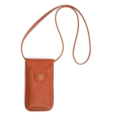 Image of SACCI MUCCI Cellosucci Phone Bag | Vegan Leather Mobile Crossbody Bag for Women | Adjustable Strap Compact Premium Design