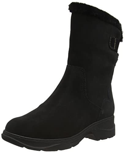 Clarks Aveleigh Rise, Botas para Nieve Mujer, Black SDE, 38 EU