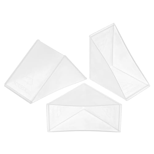 Image of sourcing map 8Pcs Plastic Corner Protectors 30x66mm Right Angle Shape Glass Corner Guards Cushion for Corner Protection of Glass, Mirror, Tile, White