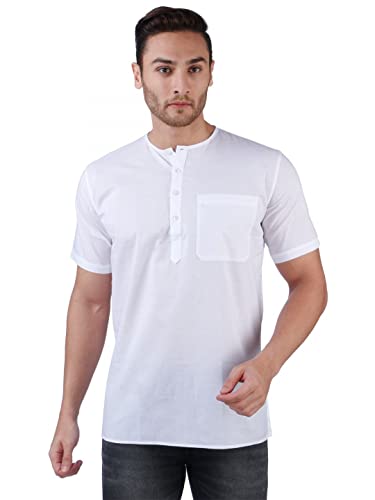Image of Rajubhai Hargovindas Mens Casual Cotton Straight Kurta