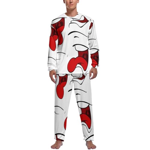 Pyjama homme haut et bas le cadeau idéal avec cet ensemble manche longue vêtement de nuit