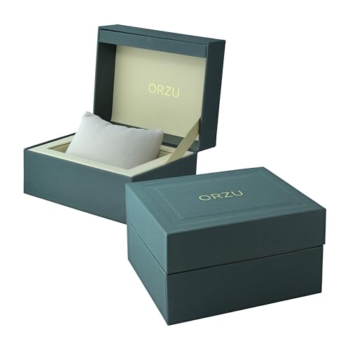 Image of ORZU Automatic Men's Watch Stainless Steel Case & Leather Band Sapphire Glass (MT6003)