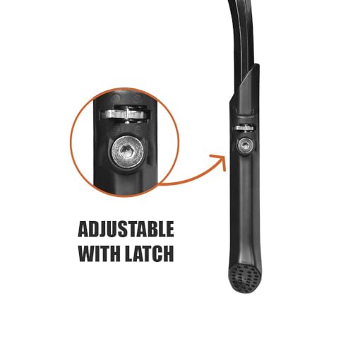 Image of BV Bike Kickstand - Lightweight Aluminum Alloy Rear Side Kick Stand for 24-28 inch Bikes - Tool-Free Installation, Suitable for All Bikes and Terrains