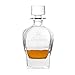 Crown Royal Glass Whiskey Decanter – 750ml Elegant Glass Decanter with Stopper – Officially Licensed Barware for Bourbon, Scotch & Cocktails Compatible