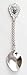 Nevada State Souvenir Collectible Twist Spoon 5" lpco