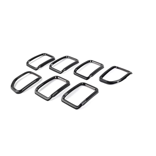Grilles calandre avant pour Jeep Compass 2021-2025 cadre de course noir