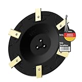 BEOS Premium Mähroboter Tuning Messerscheibe - Messerteller für 6X Klingen - Für Eufy E15 & E18 | TerraMow V600 & V1000 | TerraMow S800 & S1200 - Ø 190 mm - Made in Germany