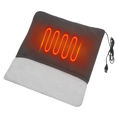 Cojín de pie USB para debajo del escritorio alfombrilla calefactora para teletrabajo en casa