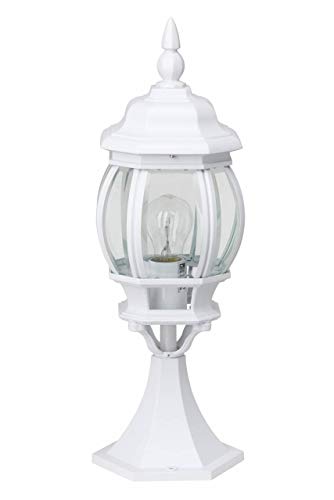 BRILLIANT Lampe Istria Au&szlig;ensockelleuchte 50cm wei&szlig; | 1x A60, E27, geeignet f&uuml;r Normallampen (nicht enthalten) | IP-Schutzart: 23 - regengesch&uuml;tzt