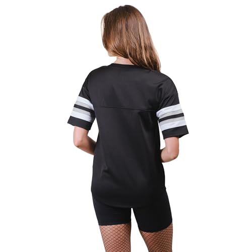 Ultra Game Women's NFL Lace Up Tee Shirt Penalty Box3