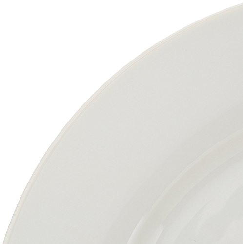 Amazon Basics Geschirrservice, 18-teilig, für 6 Personen, Weiß