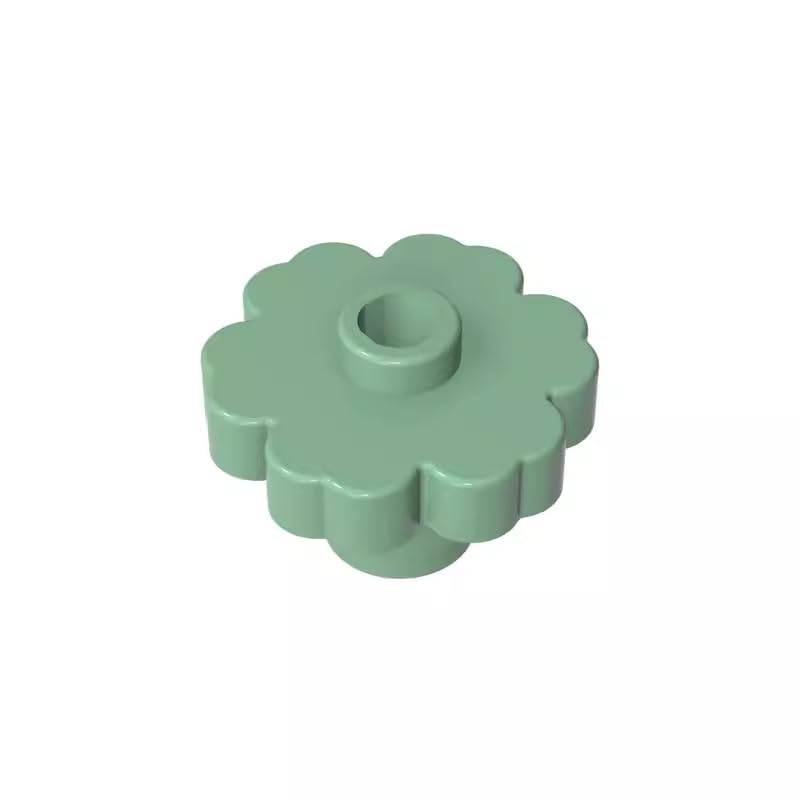 4728 Ornaments Plant, Flower 2x2 - Round [Open Stud], Sand Green, 50 PCS — image 1