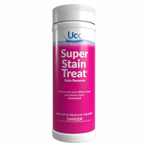 United Chemicals Super Stain Treat for Pools – Pool Stain Remover for Metal, Rust, and Organic Stains, Works on Fiberglass, Vinyl, Plaster, and Marcite, No Draining Needed | SST-C12, 2.5 lb Bag by United Chemical - Used condition - US$42.03