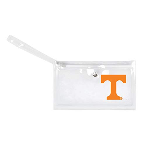 Image of Littlearth - LIWXY NCAA Tennessee Volunteers Unisex Ncaancaa Ticket Wristlet, Clear, 9 inch by 5.25 inch