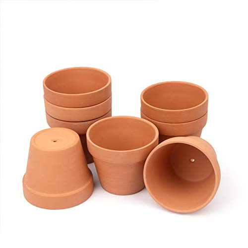 BLQH [26 Pack] 4" Planter Nursery Pots Terracotta Pot Clay Pots Clay Ceramic Pottery Cactus Flower Pots Succulent Nursery Pots Garden Terra Cotta Pots with Drainage Hole (4") by BLQH - Image 4
