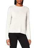 norweger pullover schurwolle herren Feine Merinowolle Maerz Damen Rundhals Pullover, New White, 46