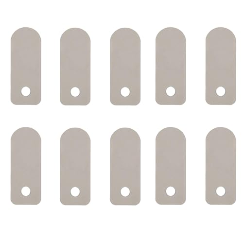 10 placas de válvula de compresor de aire, placa de válvula de metal de 13 x 33 mm, accesorios de compresor de aire sin aceite, placa de lengüeta para compresor de aire