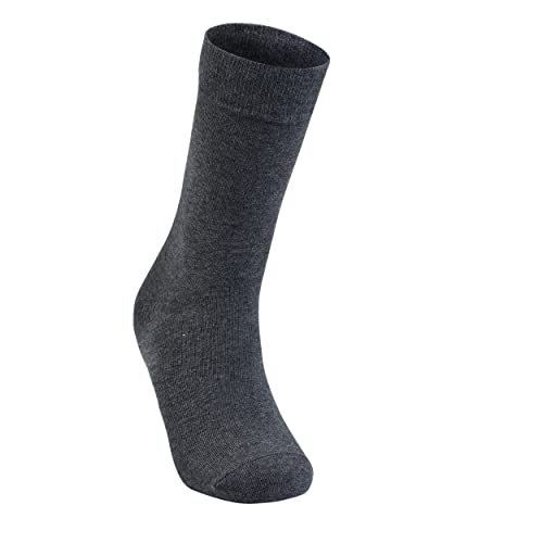 HDL Men's Dress Socks Classic Premium Combed Cotton Crew Socks Soft Breathable 6 Pairs4