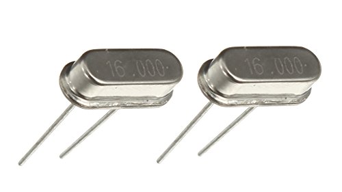 YXQ 50Pcs 16.000MHz 20PF DIP Quartz Crystal Oscillator Resonators AT49S