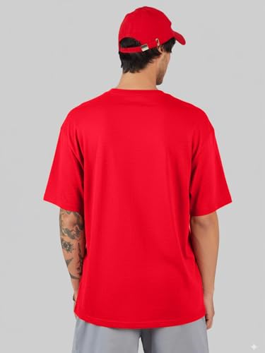 Image of LEOTUDE Couple Combo Men's Oversized T-Shirt & Women's Drop Shoulder Tshirt