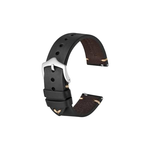 Bracelet de montre en cuir souple pour remplacer un bracelet rigide