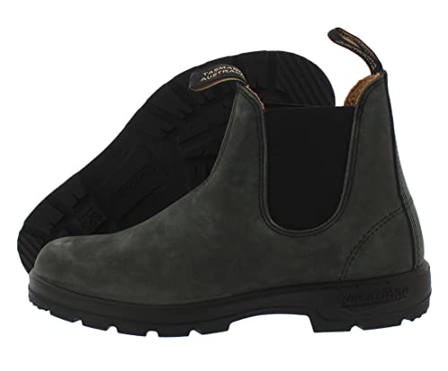 Blundstone Unisex's Chelsea Boots, Brown Rustic Black Rustic 587, 7 Women/5 Men