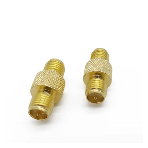Conector recto hembra RP a hembra de 10 piezas para extensión de cable coaxial 6
